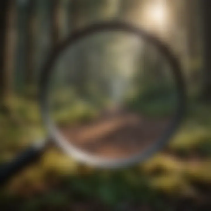 Visual depiction of a magnifying glass highlighting benefits of access bonds