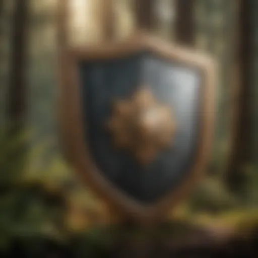 Illustration of a shield symbolizing protection