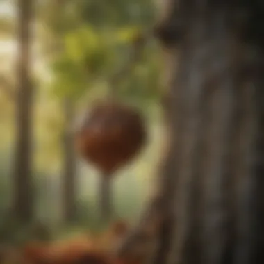 Acorn Tree in Its Natural Habitat A detailed look at an acorn tree