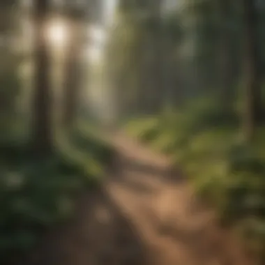 Adventurous trail at Red River ATV Park