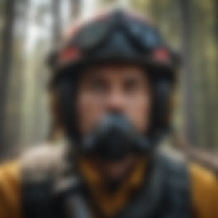 Aerial Firefighting Pilot in Cockpit