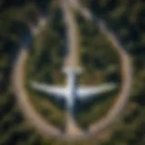 Aerial Perspective of San Francisco International Airport Aerial View of San Francisco International Airport (SFO)