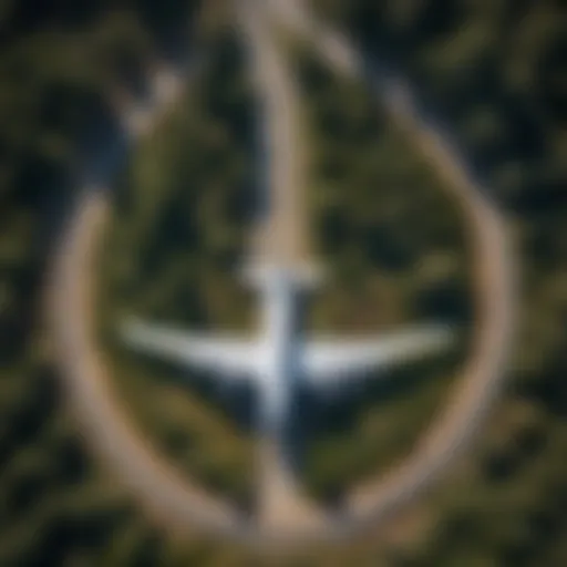 Aerial Perspective of San Francisco International Airport Aerial View of San Francisco International Airport (SFO)