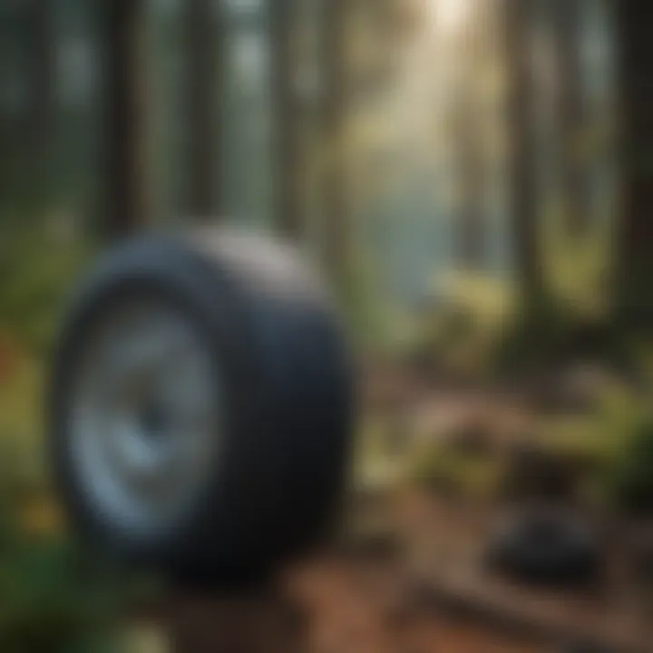 Visual representation of cost factors in tire production