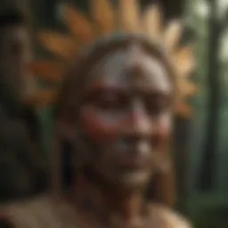 Ancient Ceremonial Mask Artifact