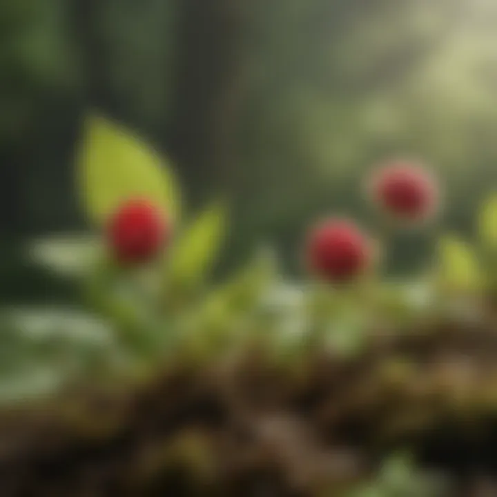 Antioxidant-Rich Red Raspberry Leaf Tea Sprouts