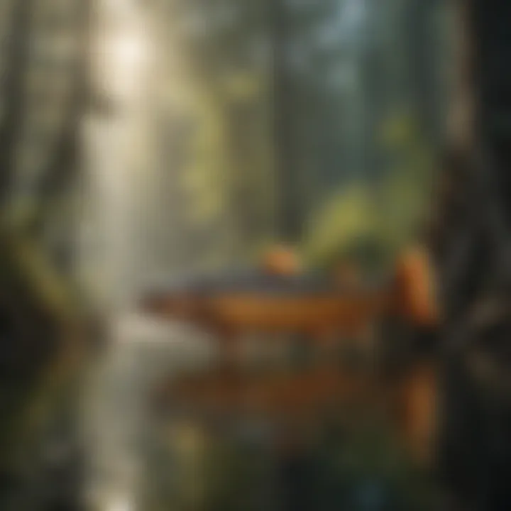 Illustration showcasing the diversity of aquatic life in Michigan fisheries
