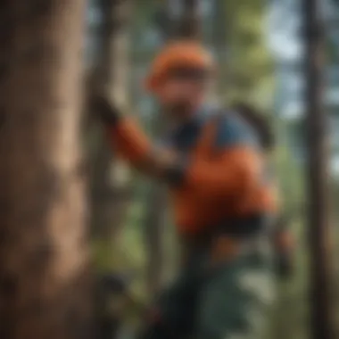 Arborist in Action: Woodpecker Tree Service Woodpecker Tree Service Arborist in Action