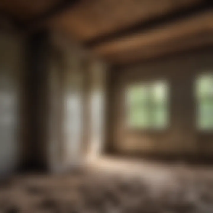 Vintage Asbestos Insulation Asbestos-containing insulation in old building