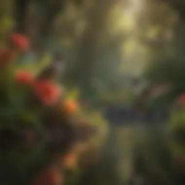 A Tranquil Hummingbird Oasis A Tranquil Hummingbird Oasis