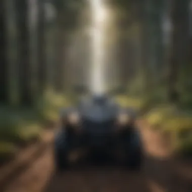 ATV Adventure Forest Trails ATV Adventure through Dense Forest Trails