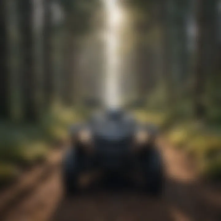ATV Adventure Forest Trails ATV Adventure through Dense Forest Trails