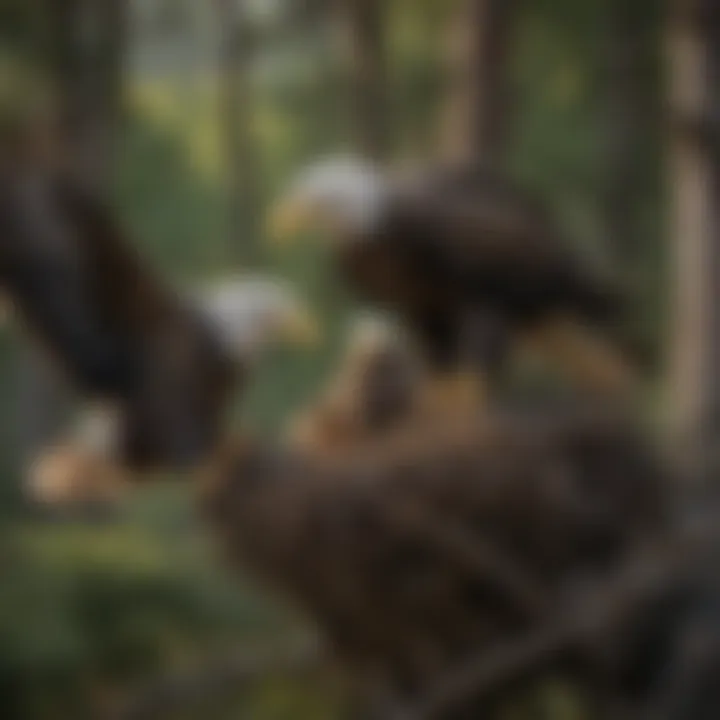 Next Generation of Bald Eagles Bald Eagle Nest with Eaglets