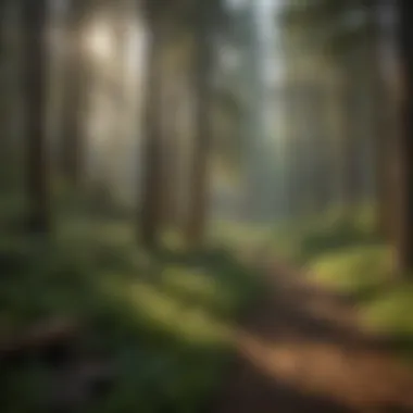 Verdant Forests of Bald Mountain Lush forests surrounding Bald Mountain