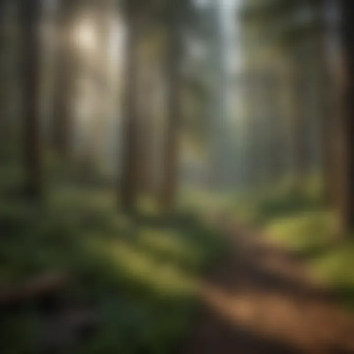 Verdant Forests of Bald Mountain Lush forests surrounding Bald Mountain