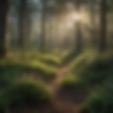 Native Flora of Bartram Reserve Lush landscape of Bartram Reserve showcasing native flora.