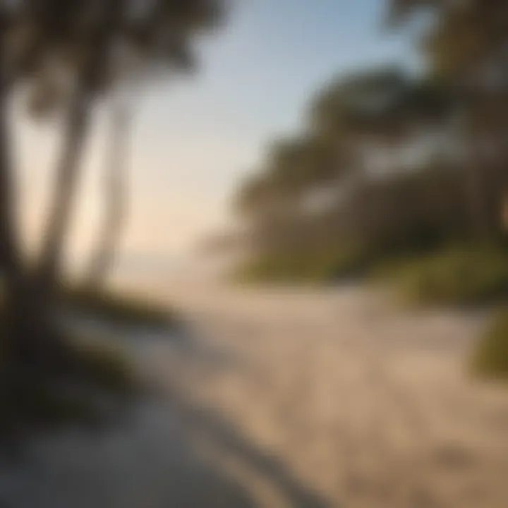 Scenic beachfront location of RV park in Emerald Isle NC