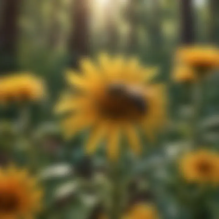 Characteristics of Bee-Friendly Flowers An infographic detailing the characteristics of bee-friendly flowers and their ecological importance.