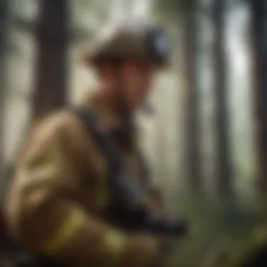 Optimizing Firefighting Operations Firefighter Using Bendix King Radio