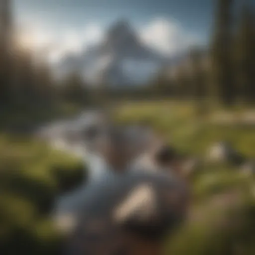 Breathtaking Mountain Landscapes Majestic mountain view in Wyoming