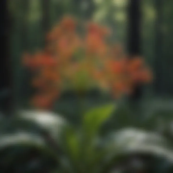 Biodiversity supported by blooming milkweed