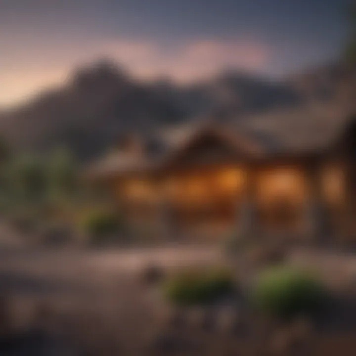 A cozy inn with stunning views overlooking the canyon