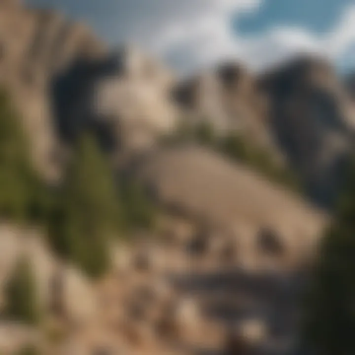 Majestic Mount Rushmore against a dramatic backdrop