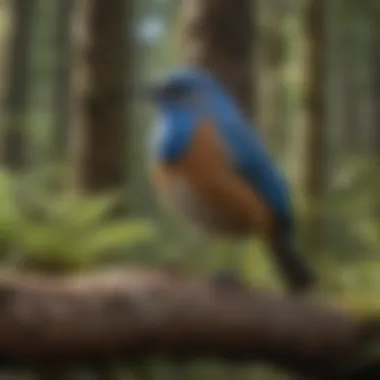 Blue Bird Species Diversity in American Forests