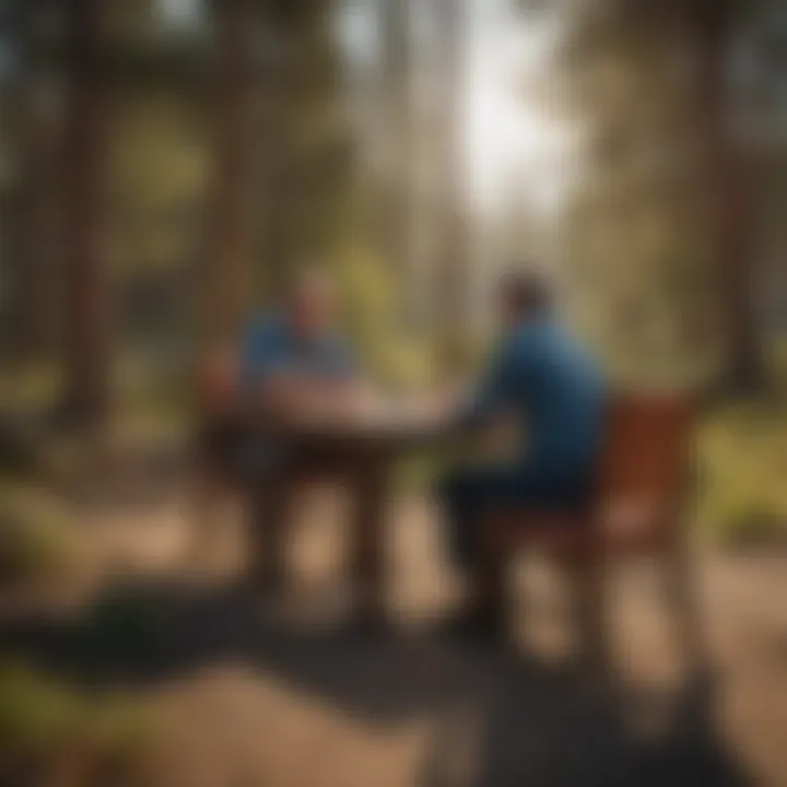 Job interview preparation in a vibrant Boise setting