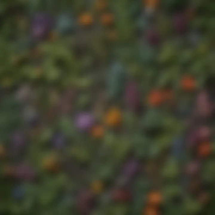 Botanical illustration of various medicinal herbs in intricate detail