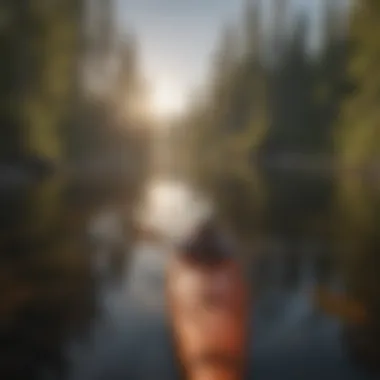 Kayaking Adventures Await at Boundary Waters Kayakers navigating the pristine waters of Boundary Waters
