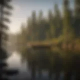 Serene Reflection on Boundary Waters