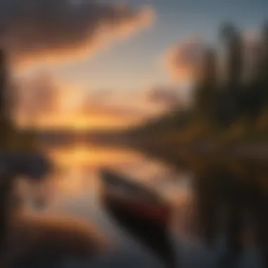 Sunset Over the Boundary Waters