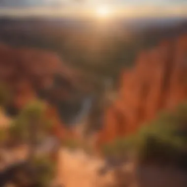 Scenic Bryce Canyon Sunset View