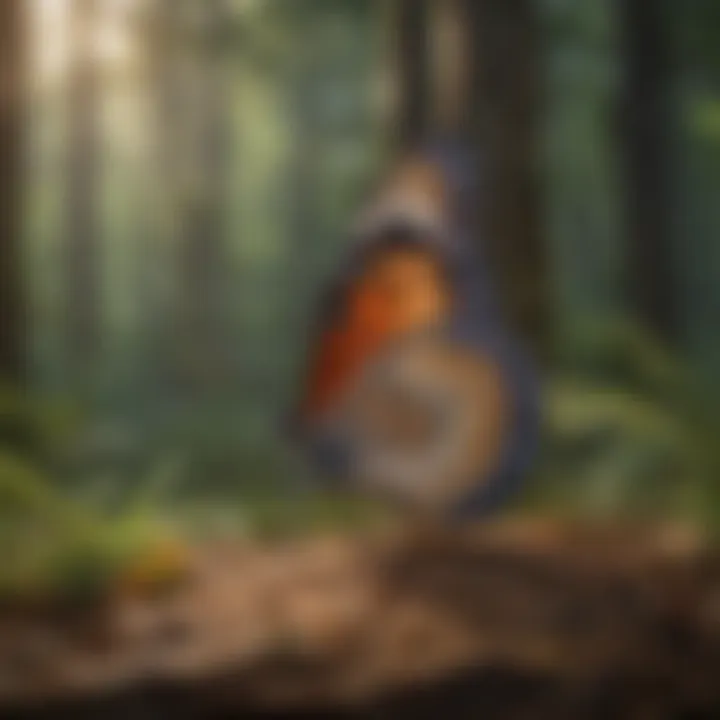 Majestic Butterfly Transformation Butterfly emerging from its chrysalis