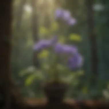 Butterfly Pea Flower Plant in Natural Habitat