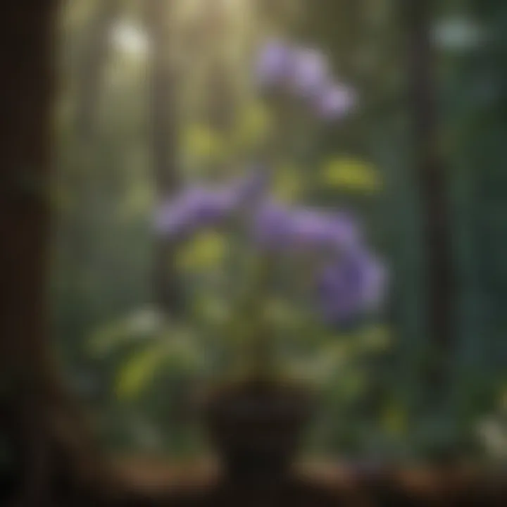 Butterfly Pea Flower Plant in Natural Habitat