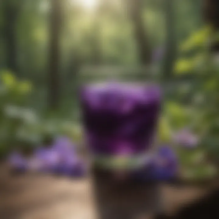 Butterfly Pea Flower Tea Infusion