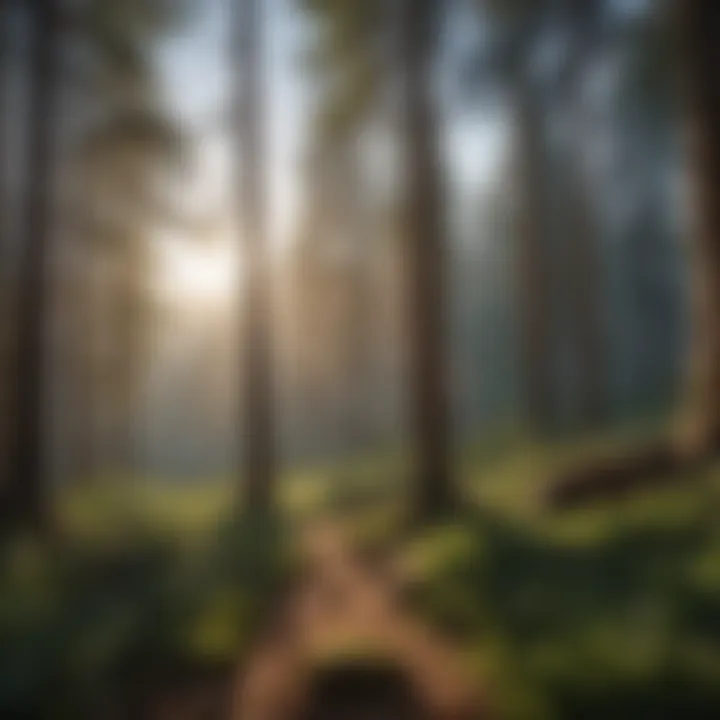 Stunning view from a cabaña overlooking the natural landscape