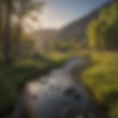 Serenity of Cache Creek at Twilight Serenity of Cache Creek at Twilight