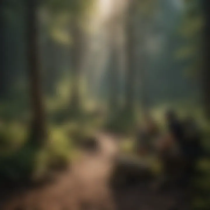 Forest Conservation Workshop at Camp Whitepine Participants engaged in a forest conservation workshop at the camp