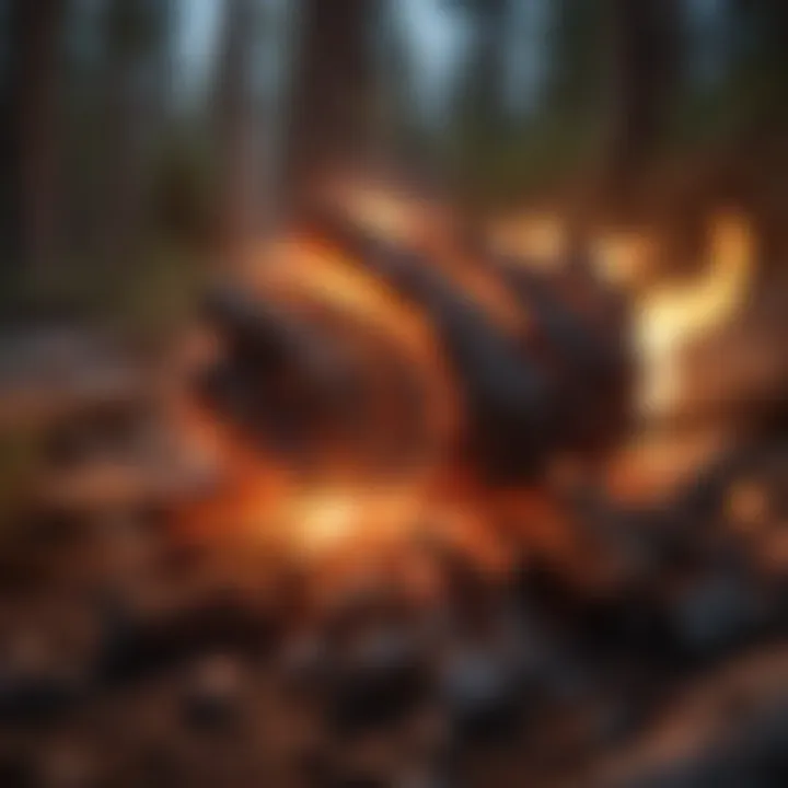 Campfire at McGill Campground