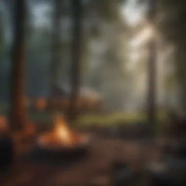 Campfire at Black River Horse Camp