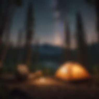 Camping Under Starlit Sky Camping Under Starlit Sky