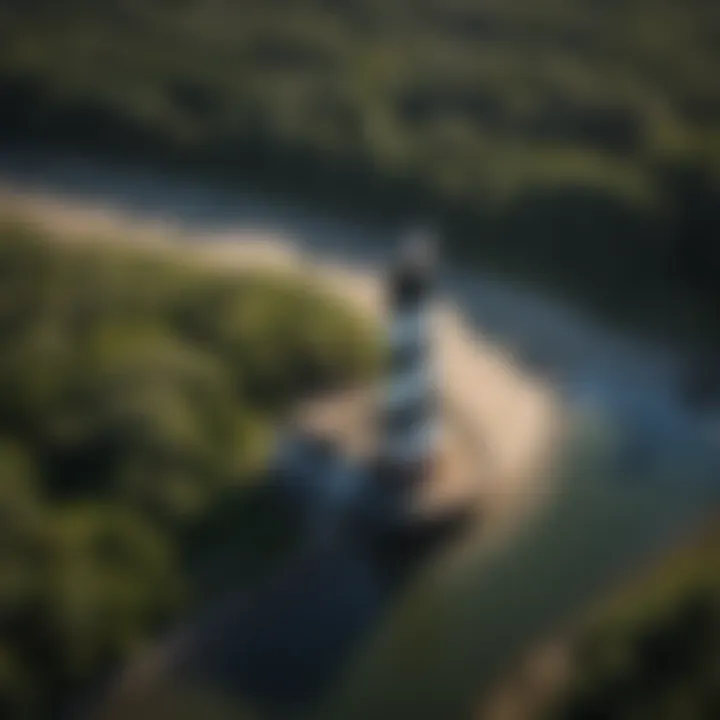 Bird's Eye View of Cape Hatteras Lighthouse