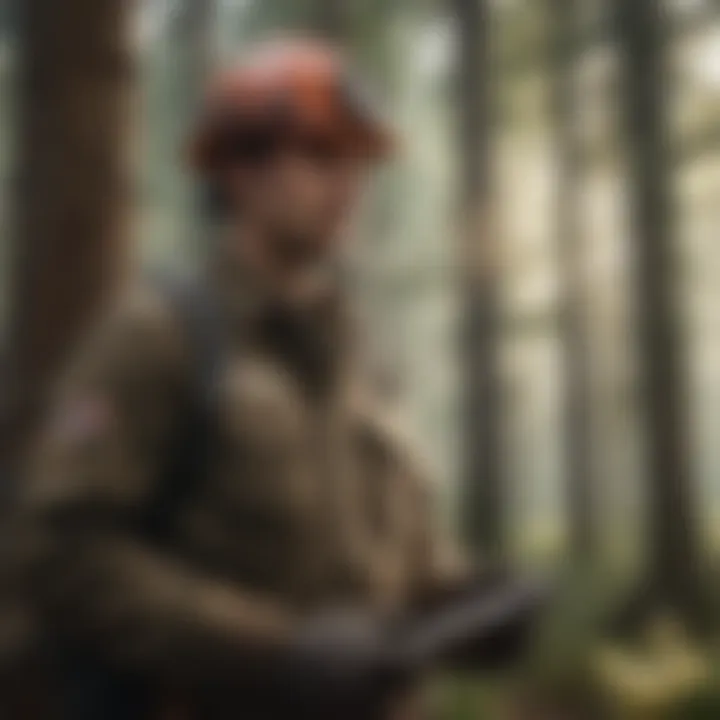 Veteran training in forestry management
