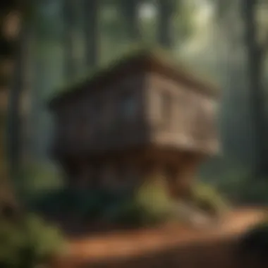 Detailed Structure of Carpenter Ant Hill Chambers