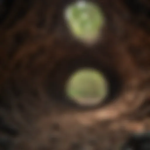 The Intricate Network of Carpenter Ant Tunnels Intricate Network of Carpenter Ant Tunnels