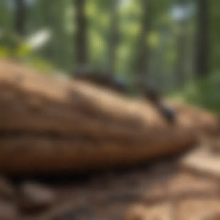 Carpenter Ant Workers Carrying Building Materials