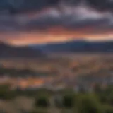 Majestic Carson City skyline at dusk